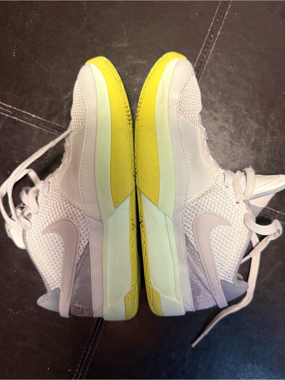 Nike Ja 1 (GS) Ja Morant Gray Yellow Boys Basketball Sneakers Size 5Y
